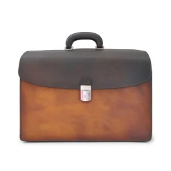 Aktówka ze skóry typu dyplomatycznego "Leonardo" B525