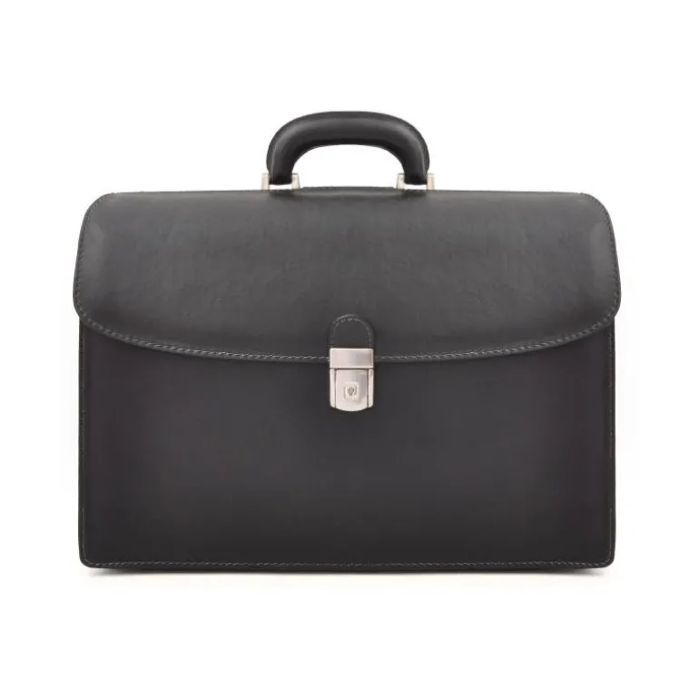 Aktówka ze skóry typu dyplomatycznego "Leonardo" B525