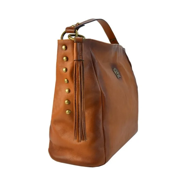 Bardzo duża torba skórzana na co dzień "Ribolla"