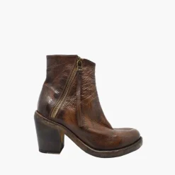 Botki Damskie skórzane "Tronchetto"