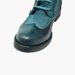 Botki Damskie skórzane "Petrolio"