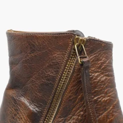 Botki Damskie skórzane "Tronchetto"