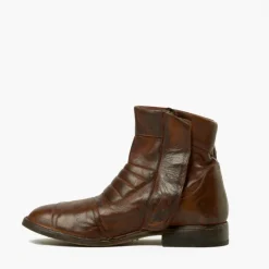 Botki męskie skórzane "Biker" BR