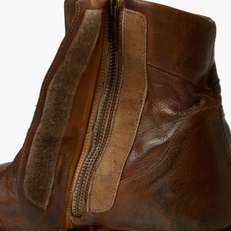 Botki męskie skórzane "Biker" BR