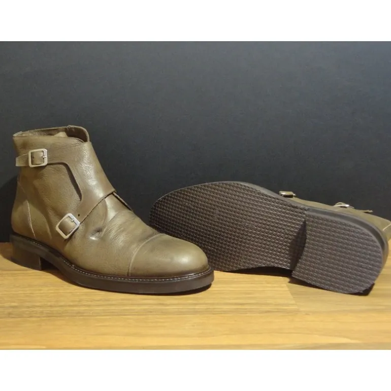 Botki męskie ze skóry "Ermanno"