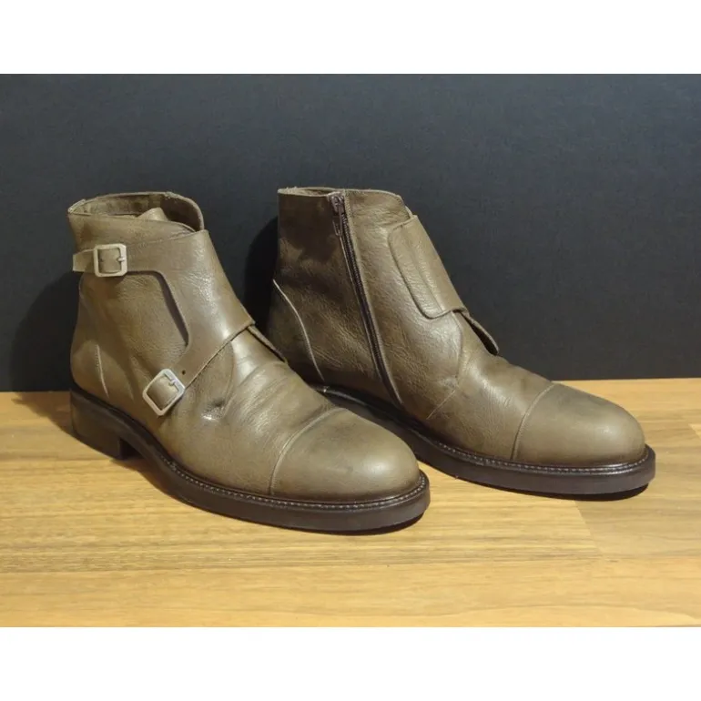 Botki męskie ze skóry "Ermanno"