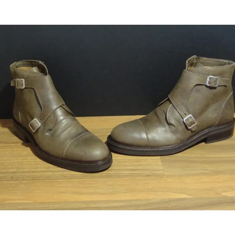 Botki męskie ze skóry "Ermanno"