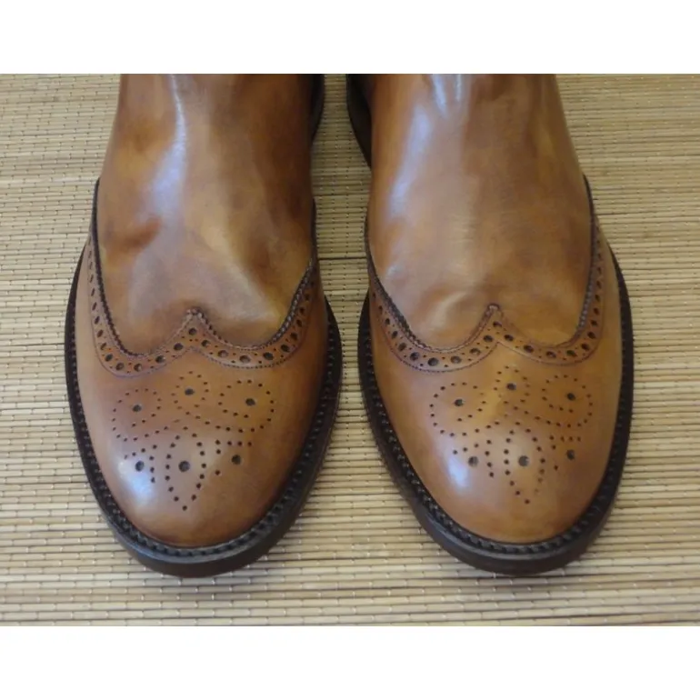 Botki męskie ze skóry "Enrico"