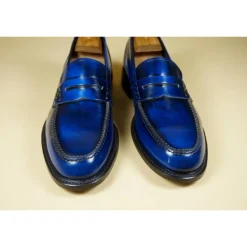 Buty męskie mokasyny ze skóry "Sandro"