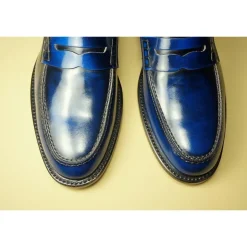 Buty męskie mokasyny ze skóry "Sandro"