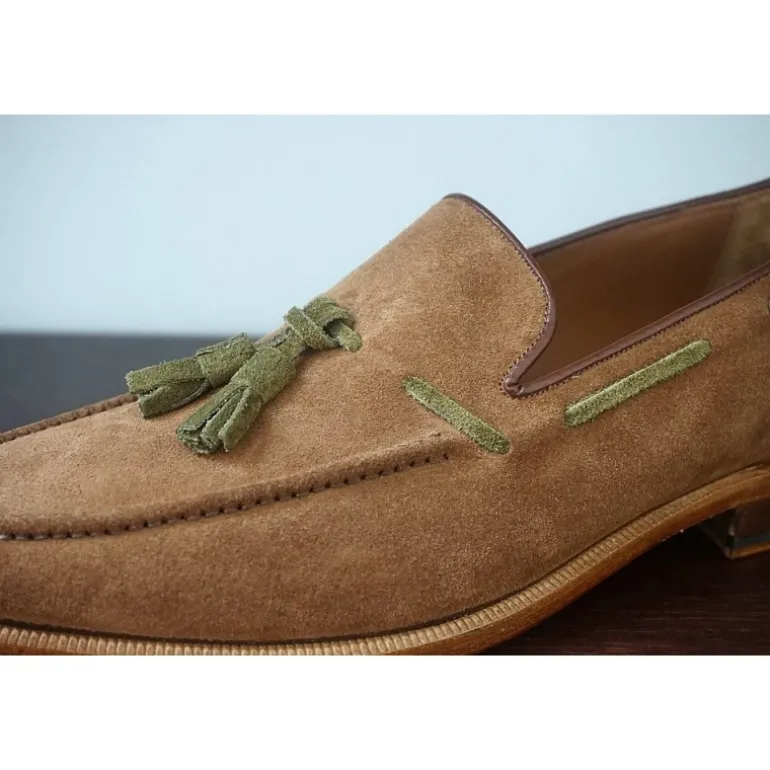 Buty męskie mokasyny ze skóry "Leandro"