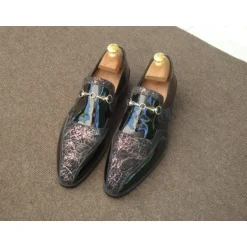 Buty męskie skórzane mokasyny "Arialdo"