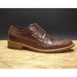 Buty męskie skórzane sznurowane "Roglio"