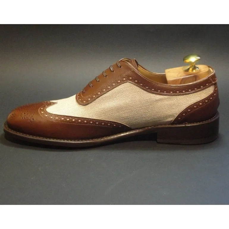 Buty męskie skórzane sznurowane "Anicino"