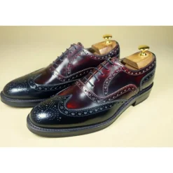 Buty męskie skórzane sznurowane "Resco"