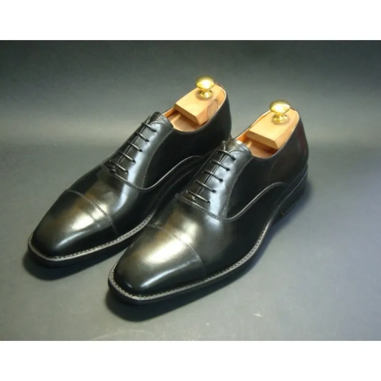 Buty męskie skórzane sznurowane "Riga"