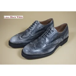 Buty męskie skórzane sznurowane "Bronzino"