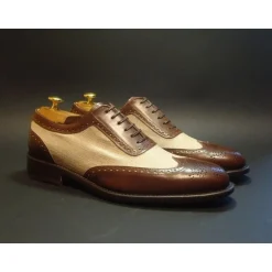 Buty męskie skórzane sznurowane "Anicino"