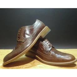 Buty męskie skórzane sznurowane "Roglio"