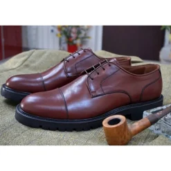 Buty męskie skórzane sznurowane "Arrigo"