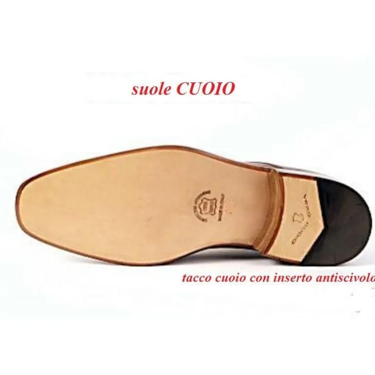 Buty męskie skórzane sznurowane "Adriano"