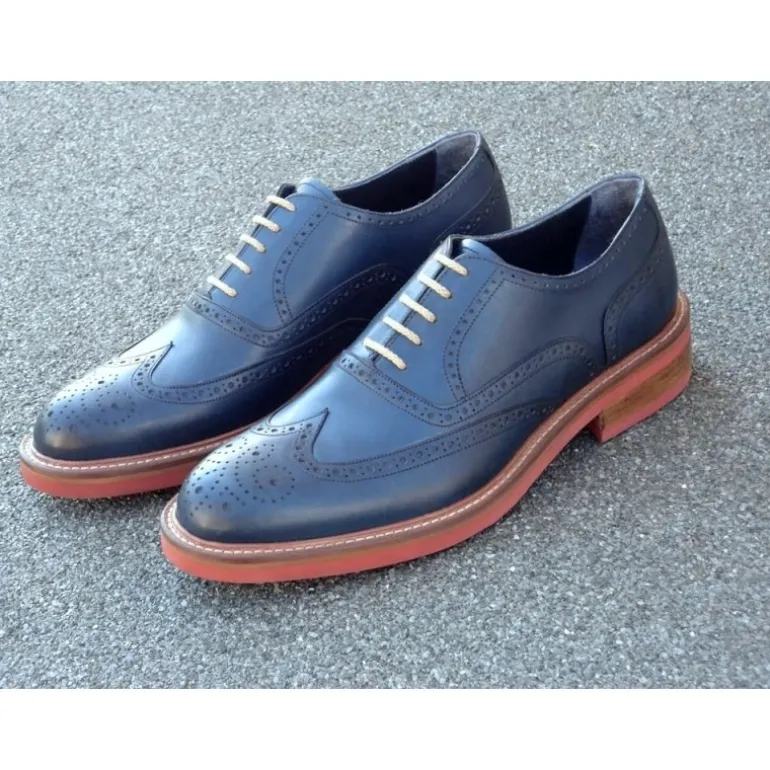 Buty męskie skórzane sznurowane "Baldassarre"