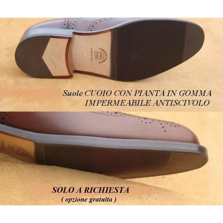 Buty męskie skórzane sznurowane "Fulvio"