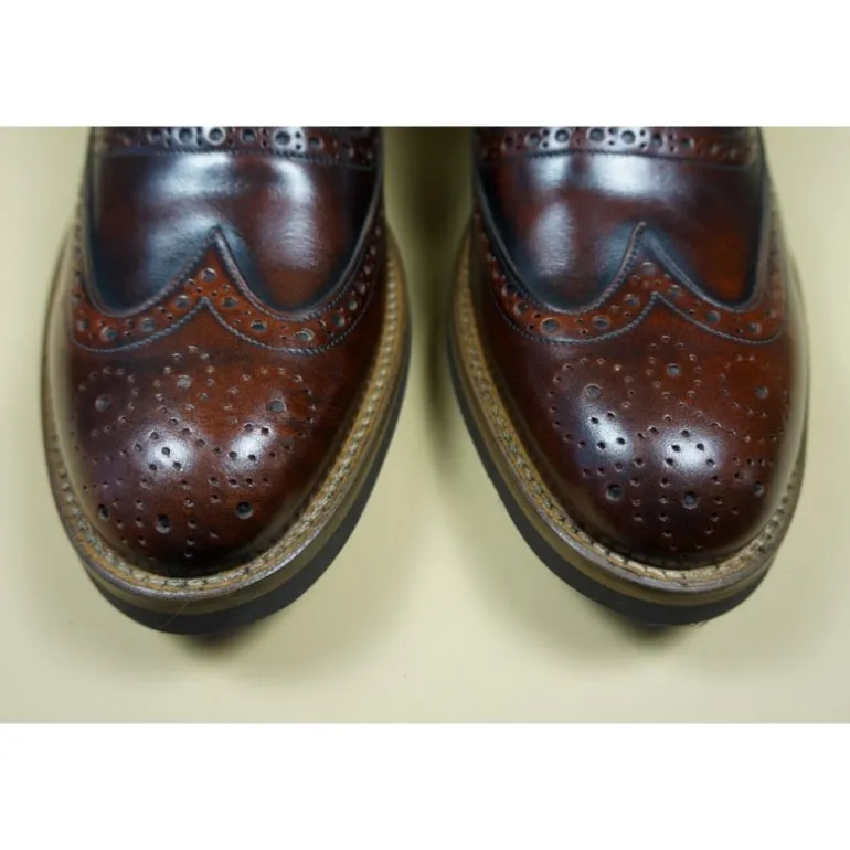 Buty męskie skórzane sznurowane "Bronzino" CO