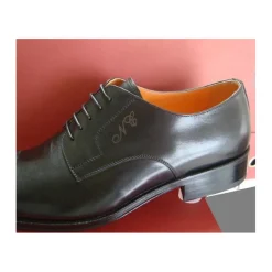 Buty męskie skórzane sznurowane "Riga"