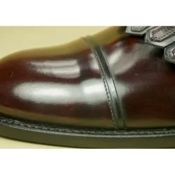 Buty męskie skórzane ze sprzączką "Lucignano"