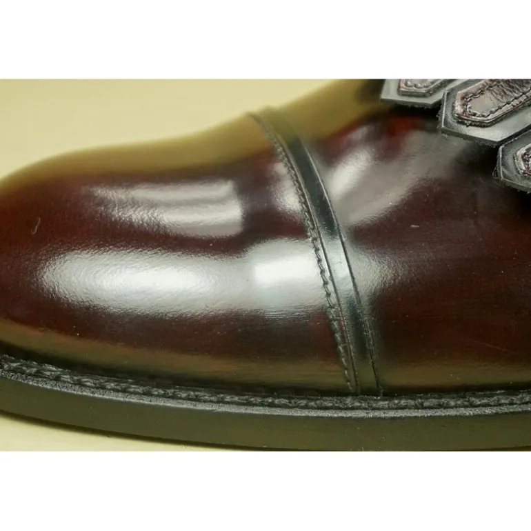 Buty męskie skórzane ze sprzączką "Lucignano"