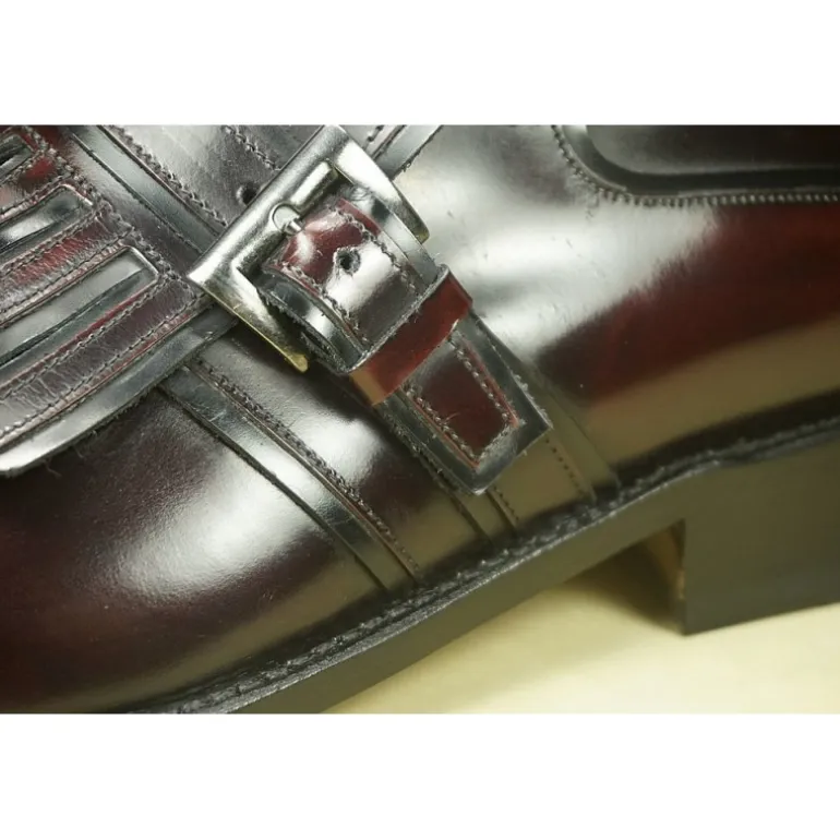 Buty męskie skórzane ze sprzączką "Lucignano"