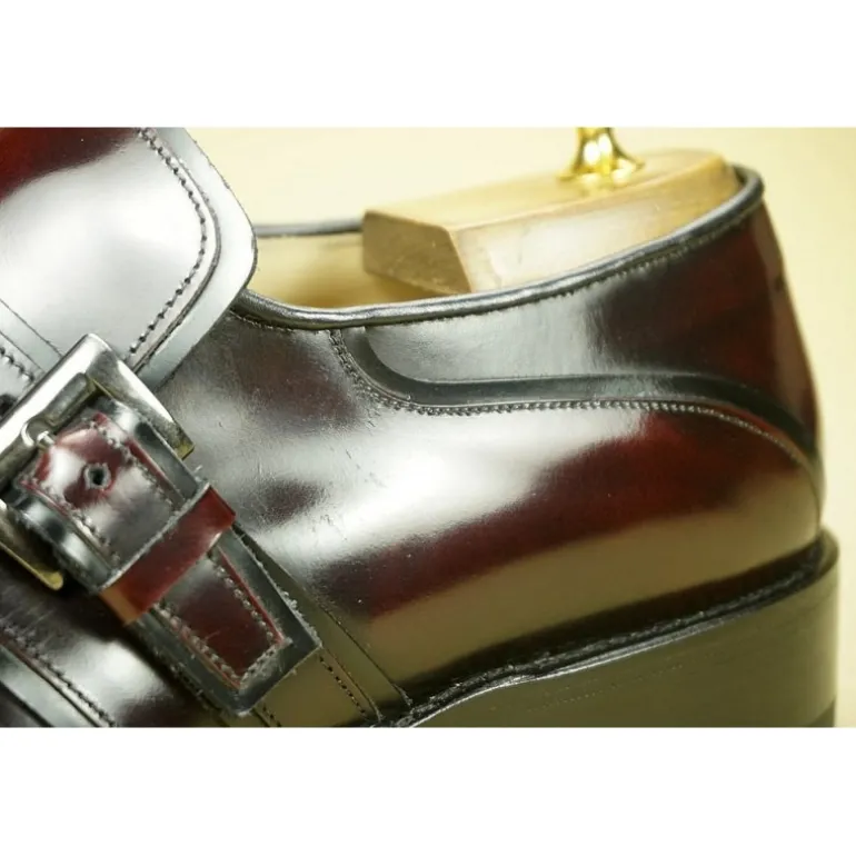 Buty męskie skórzane ze sprzączką "Lucignano"