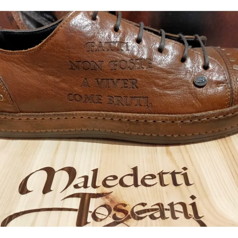 Buty męskie Sneaker Skórzane "Inferno Canto XXVI"