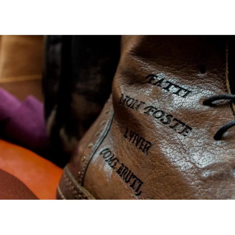 Buty męskie Sneaker Skórzane "Inferno Canto XXVI" AL