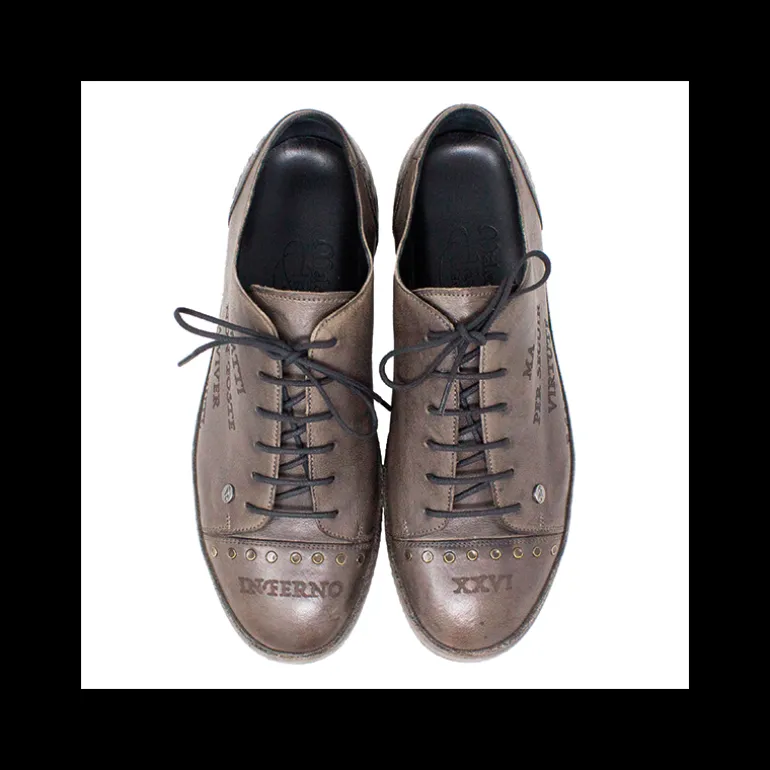 Buty męskie Sneaker Skórzane "Inferno Canto XXVI"