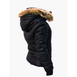 Ciepła i puchowa kurtka Damska skórzana i valtherm  "Unico"