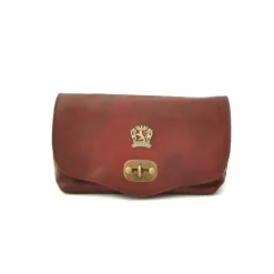 Damska listonoszka ze skóry z klapą "Castel Del Piano" B161