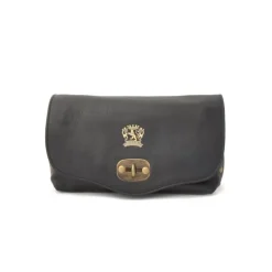 Damska listonoszka ze skóry z klapą "Castel Del Piano" B161