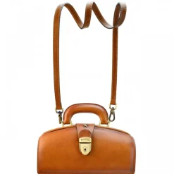 Damska skórzana torebka z zamkiem na klucz "Lady Brunelleschi" 120/N