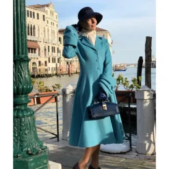 Damska skórzana torebka z zamkiem na klucz "Lady Brunelleschi" 120/N