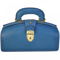 Damska skórzana torebka z zamkiem na klucz "Lady Brunelleschi" 120/N