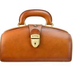 Damska skórzana torebka z zamkiem na klucz "Lady Brunelleschi" 120/N