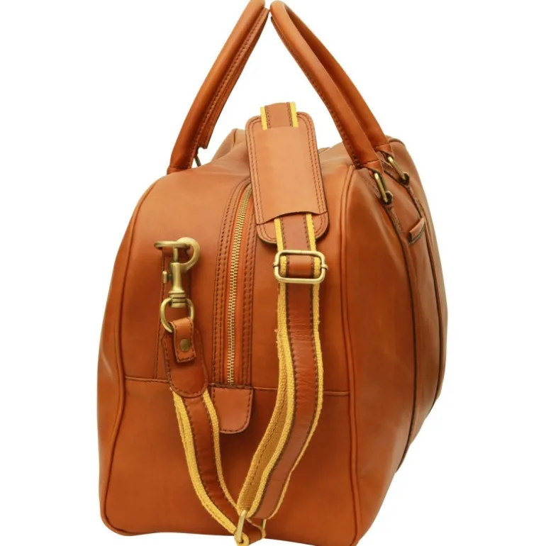 Duża, minimalistyczna torba podróżna szlachetnej skóry cielęcej "Grudziądz" KO