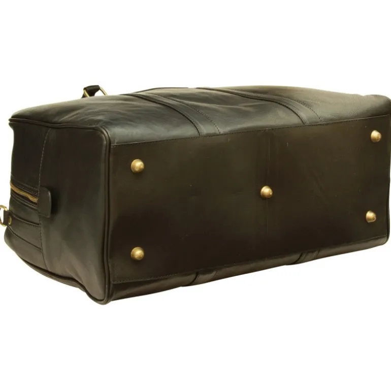 Duża, minimalistyczna torba podróżna szlachetnej skóry cielęcej "Grudziądz" BC