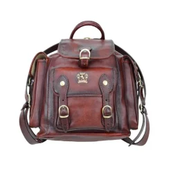 Duży skórzany plecak unisex "Montalbano" B346