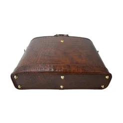 Ekskluzywna skórzana teczka na laptopa. " Raffaello" K116-17