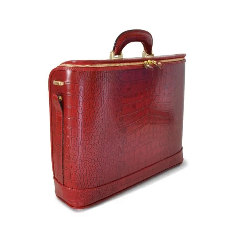 Ekskluzywna skórzana teczka na laptopa. " Raffaello" K116-17