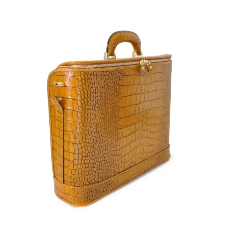 Ekskluzywna skórzana teczka na laptopa. " Raffaello" K116-17