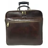 Ekskluzywny walizka na kółkach z prawdziwej włoskiej skóry "Brunello" BC